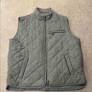 Jos. A. Bank Charcoal Quilted Vest